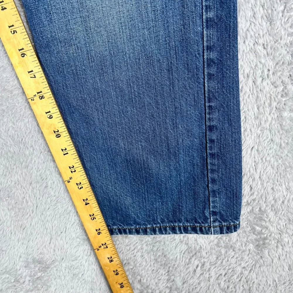 Levis 569 Loose Straight Leg Jeans Mens 32x26.5 Medium Wash Blue Denim 100%